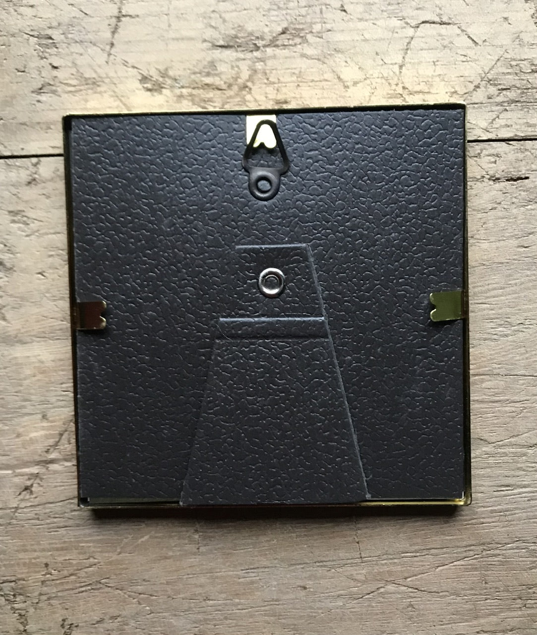 Plantlover - original painting in metal frame / pressed plant collage