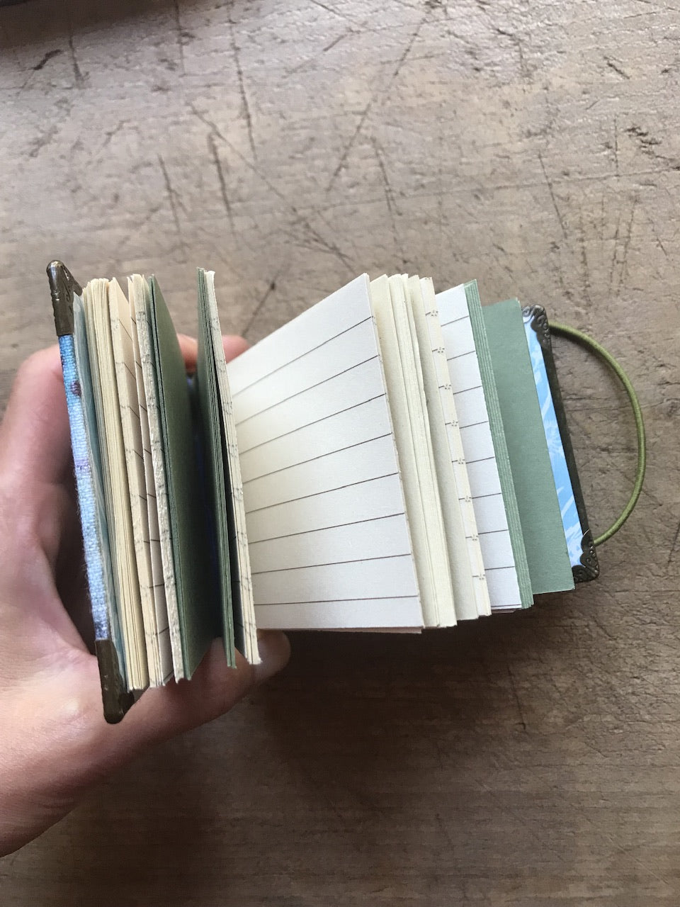 Snowdrop - small handmade journal / notebook