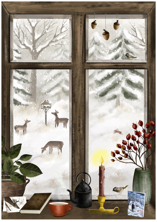 Winter scene - fine art print