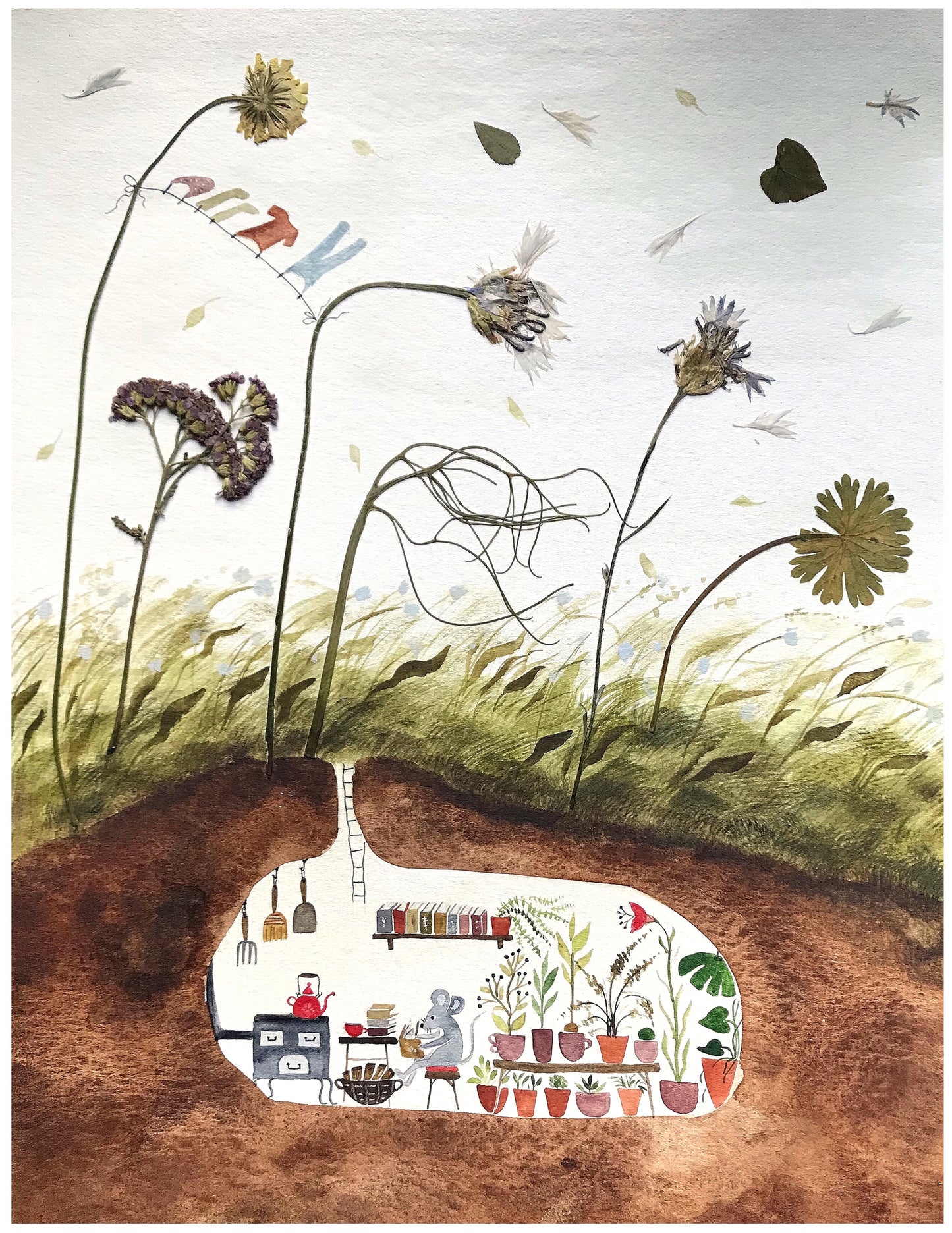 Windy days - fine art print