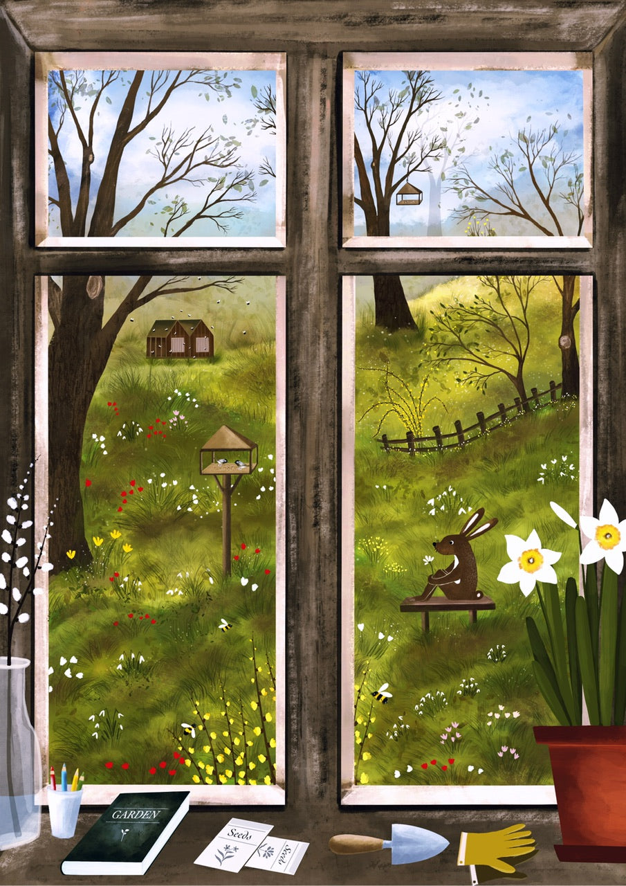 Spring window - fine art print