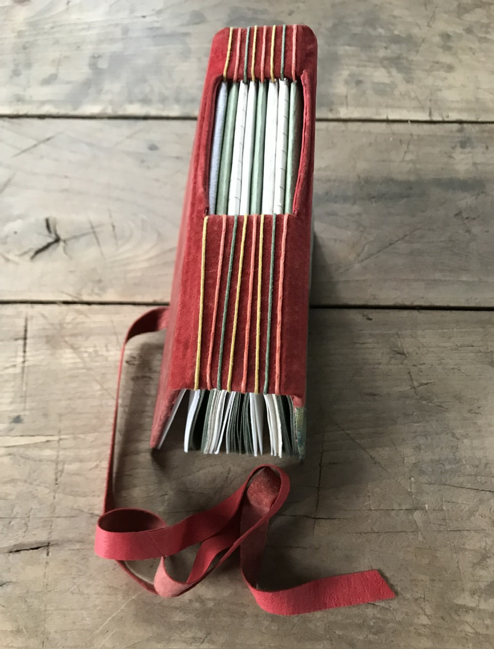 Spring cottage - handmade journal / notebook