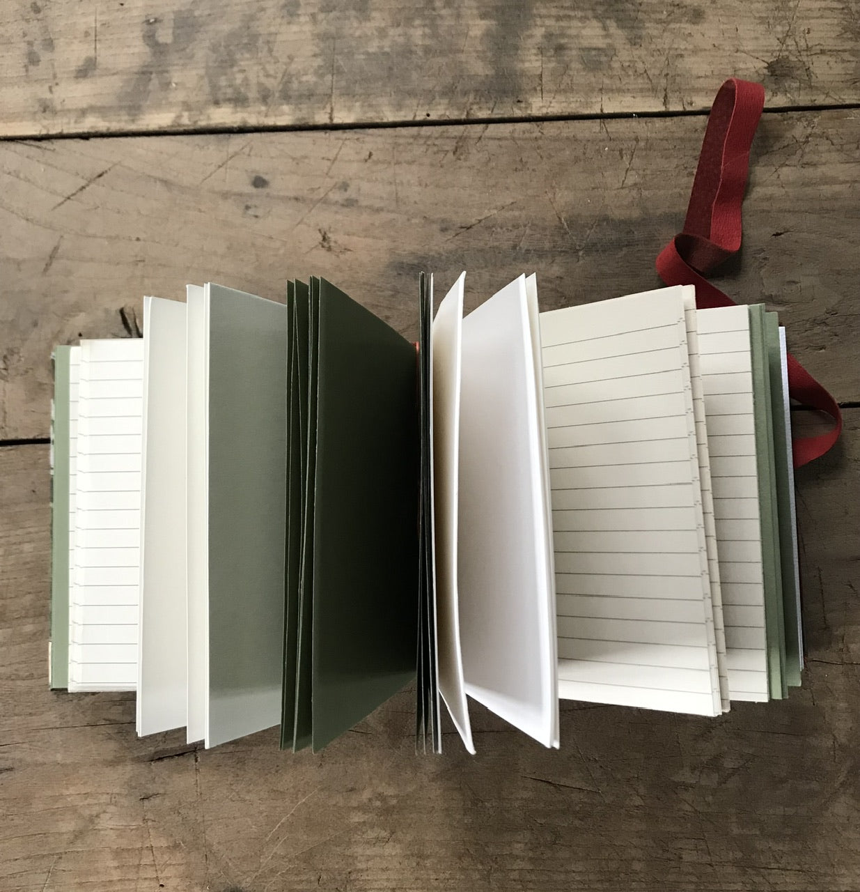 Spring cottage - handmade journal / notebook