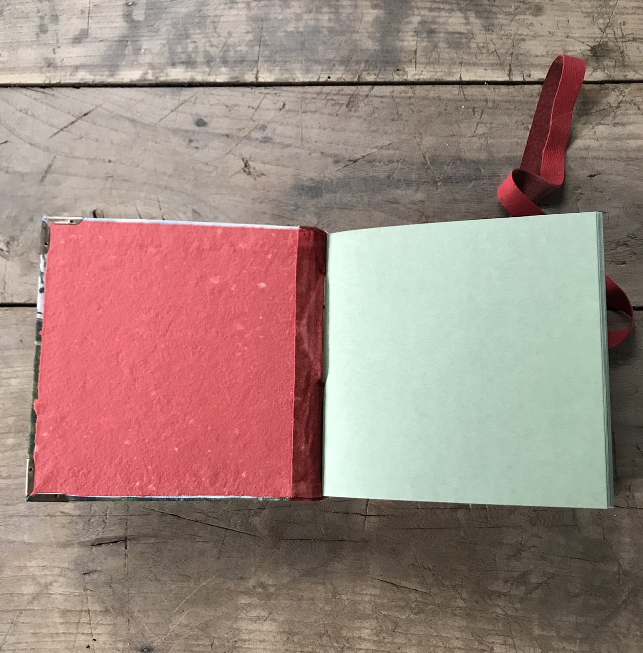 Spring cottage - handmade journal / notebook