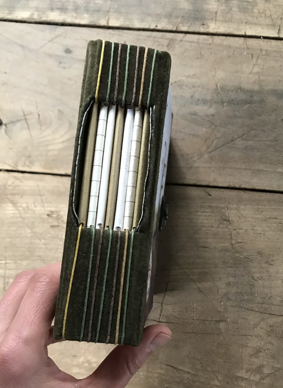 Unique friendship - handmade journal / notebook