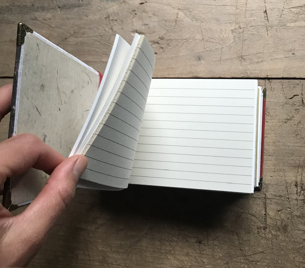 Autumn view- handmade journal / notebook