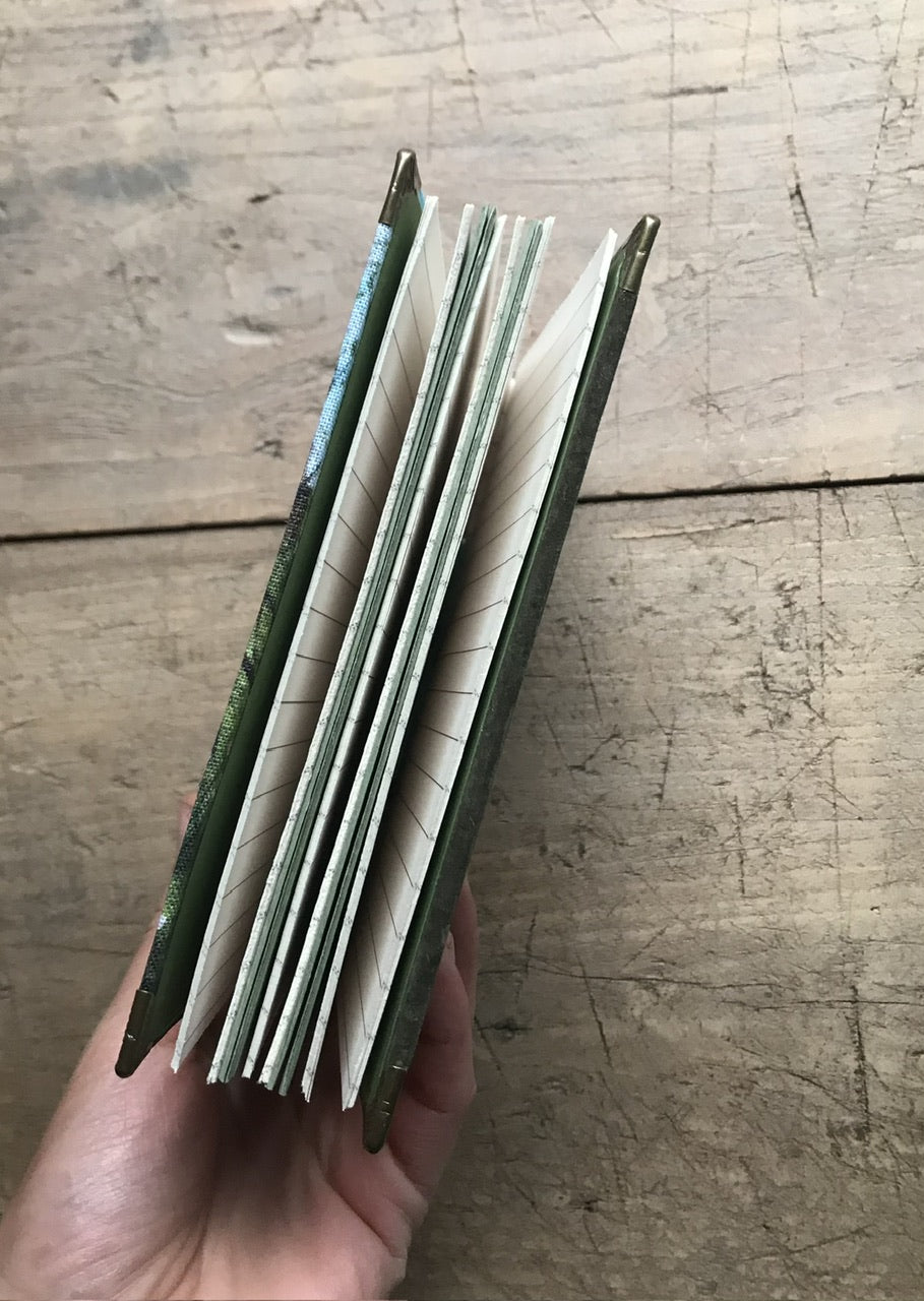 Spring cottage - handmade journal / notebook