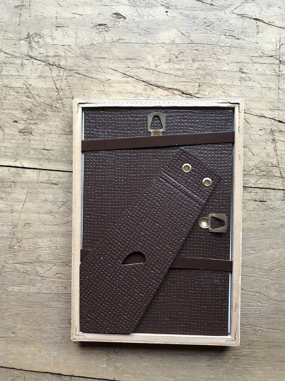 Perfect life - fine art print in a vintage wooden frame