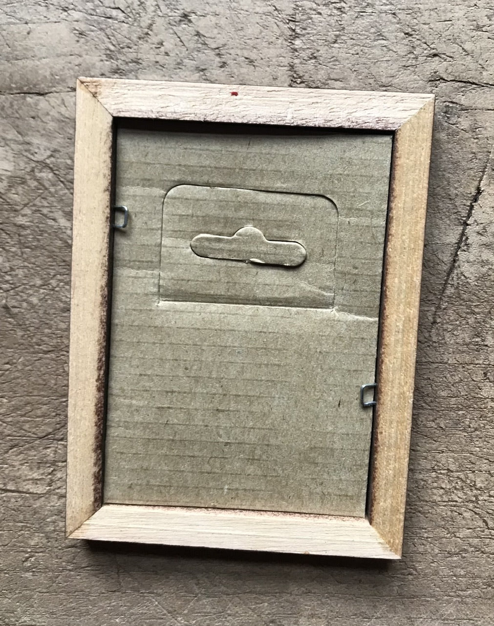 Mrs. Mousy - original painting in wooden frame