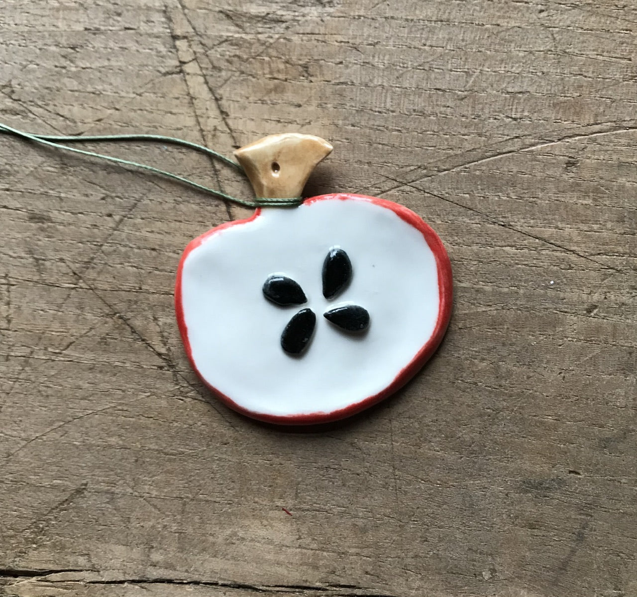 Hanging little decorations- porcelain / flat - variations