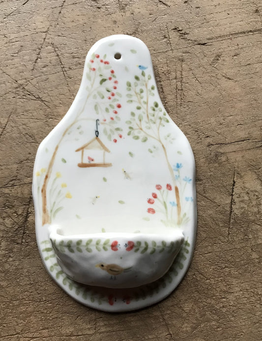 Spring - wall hanging porcelain decoration