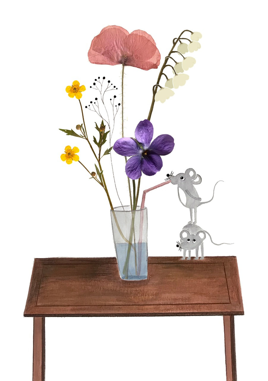 Besties -  fine art print