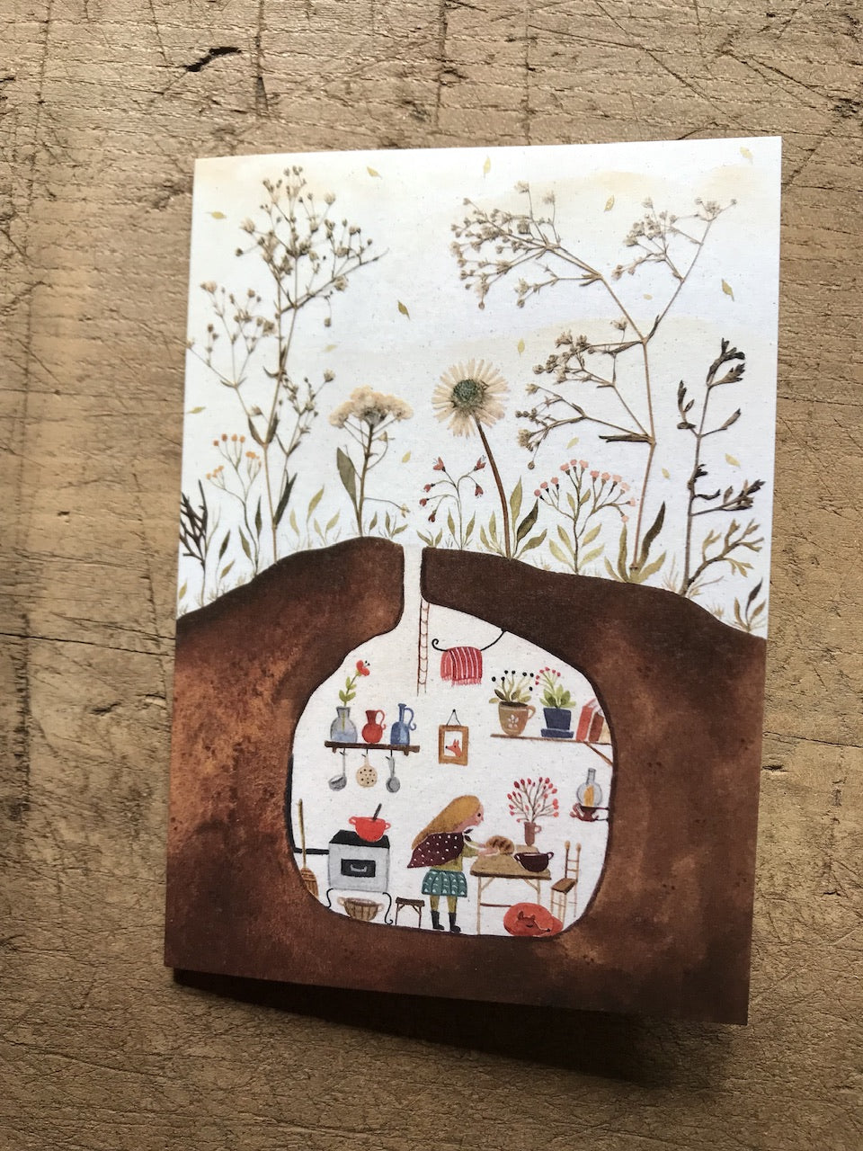 Sourdough lady  - eco friendly card