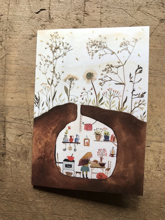 Sourdough lady  - eco friendly card