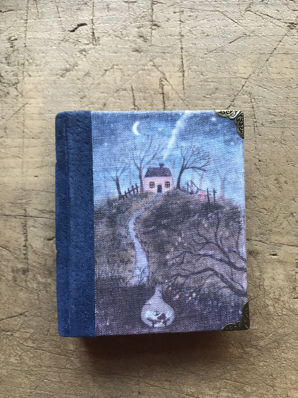 Magical nights - handmade journal / notebook