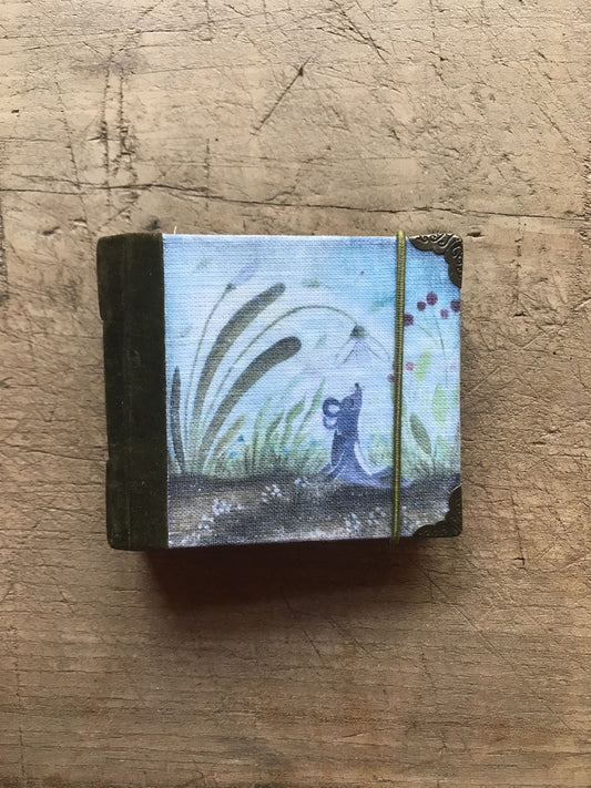 Snowdrop - small handmade journal / notebook