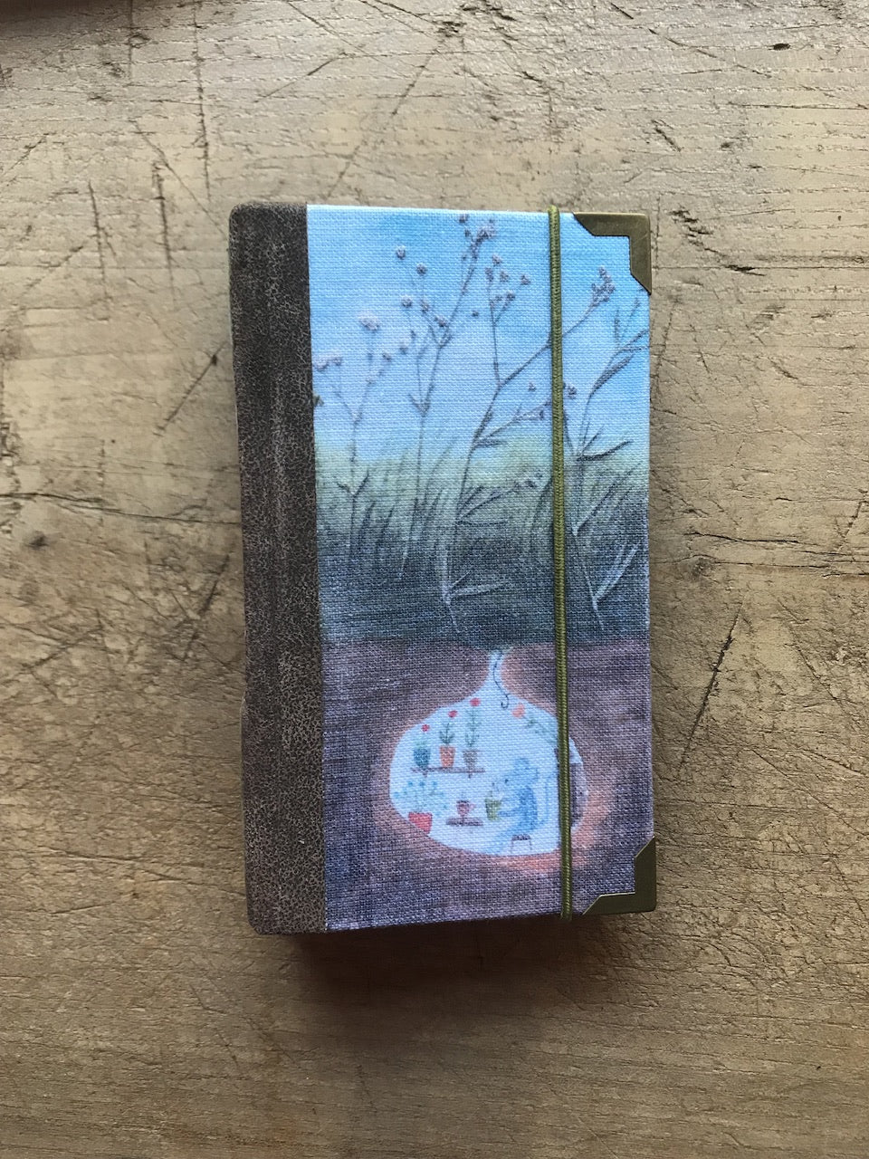 Reading - small handmade journal / notebook
