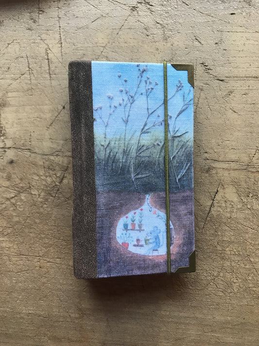 Reading - small handmade journal / notebook