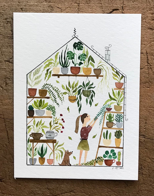 Greenhouse girl 001