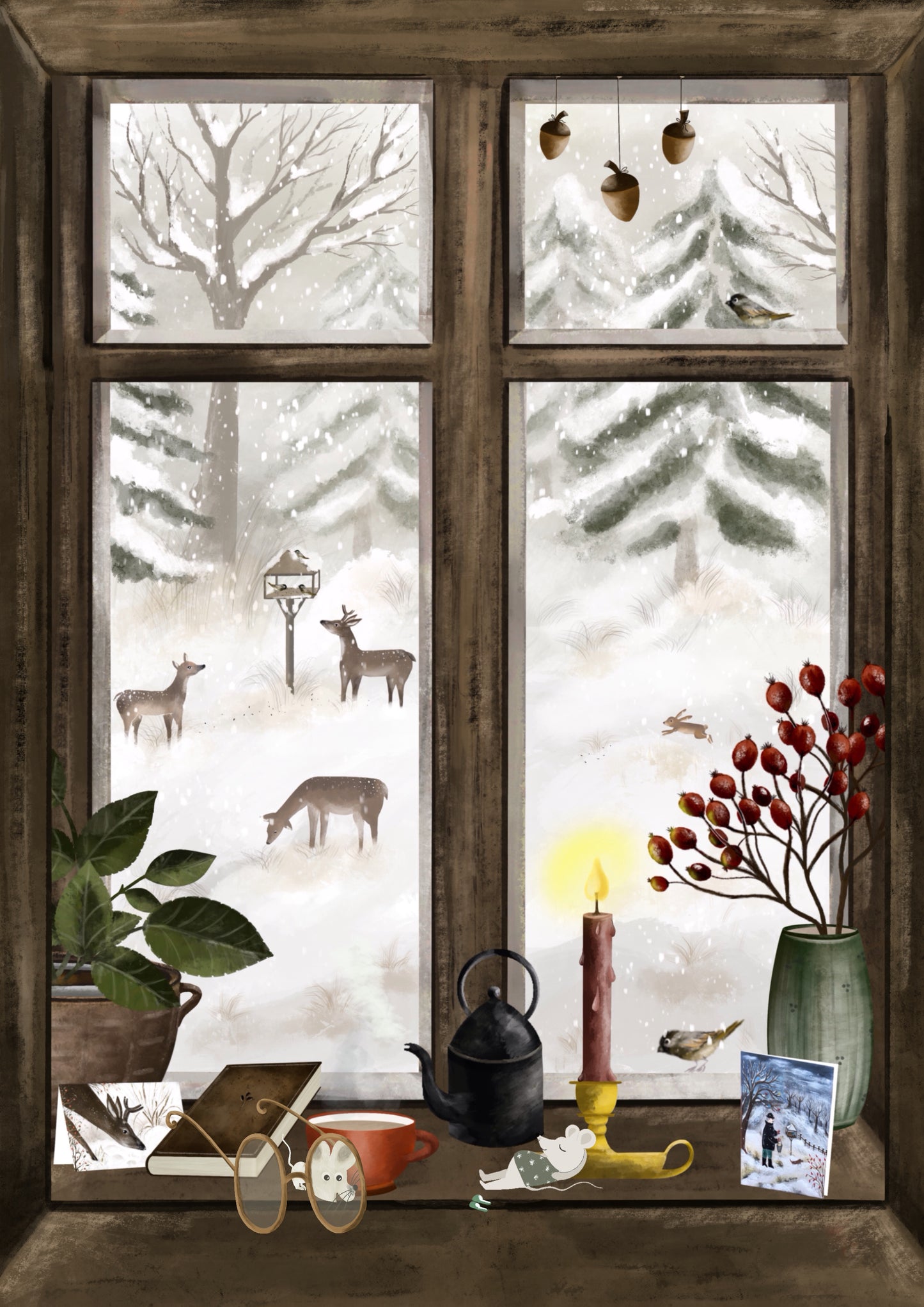 Winter scene - fine art print