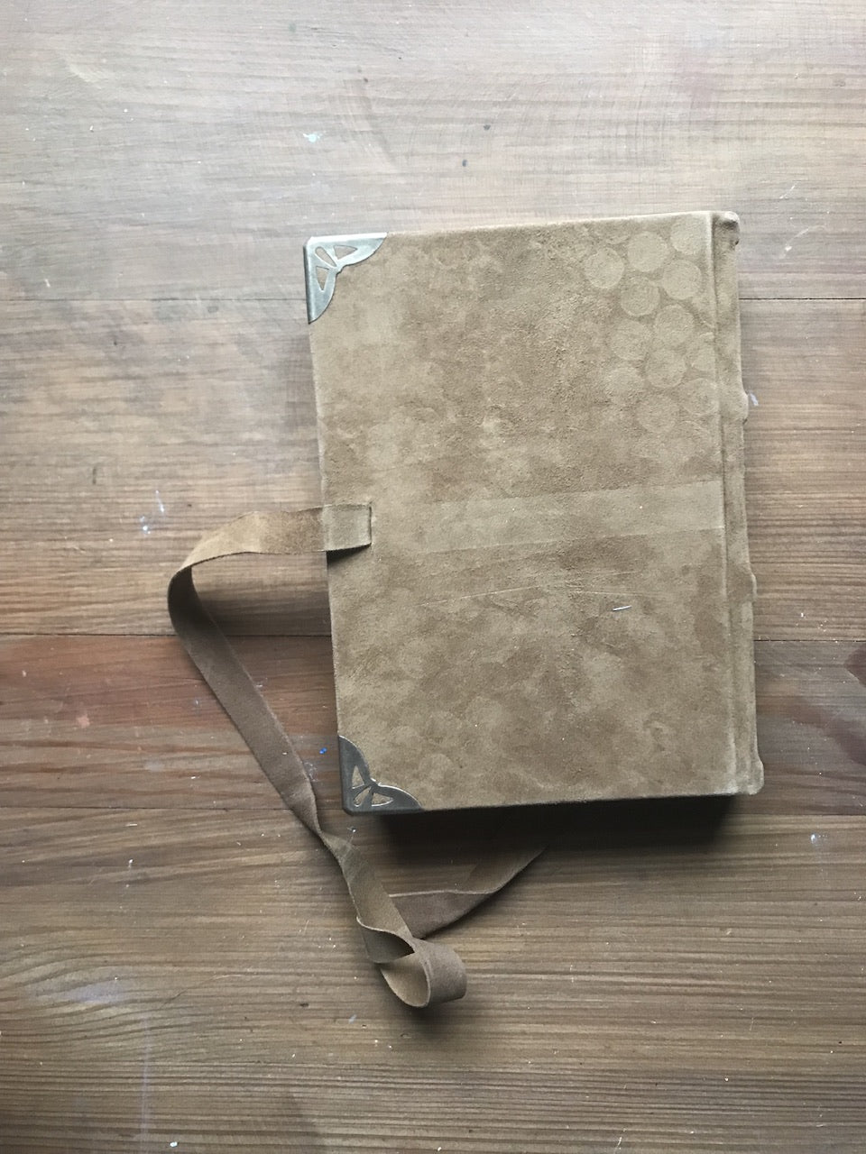 Walking my dogs  - handmade journal / notebook