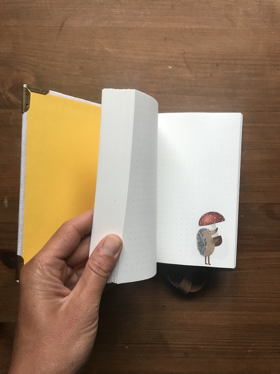 Walking my dogs  - handmade journal / notebook