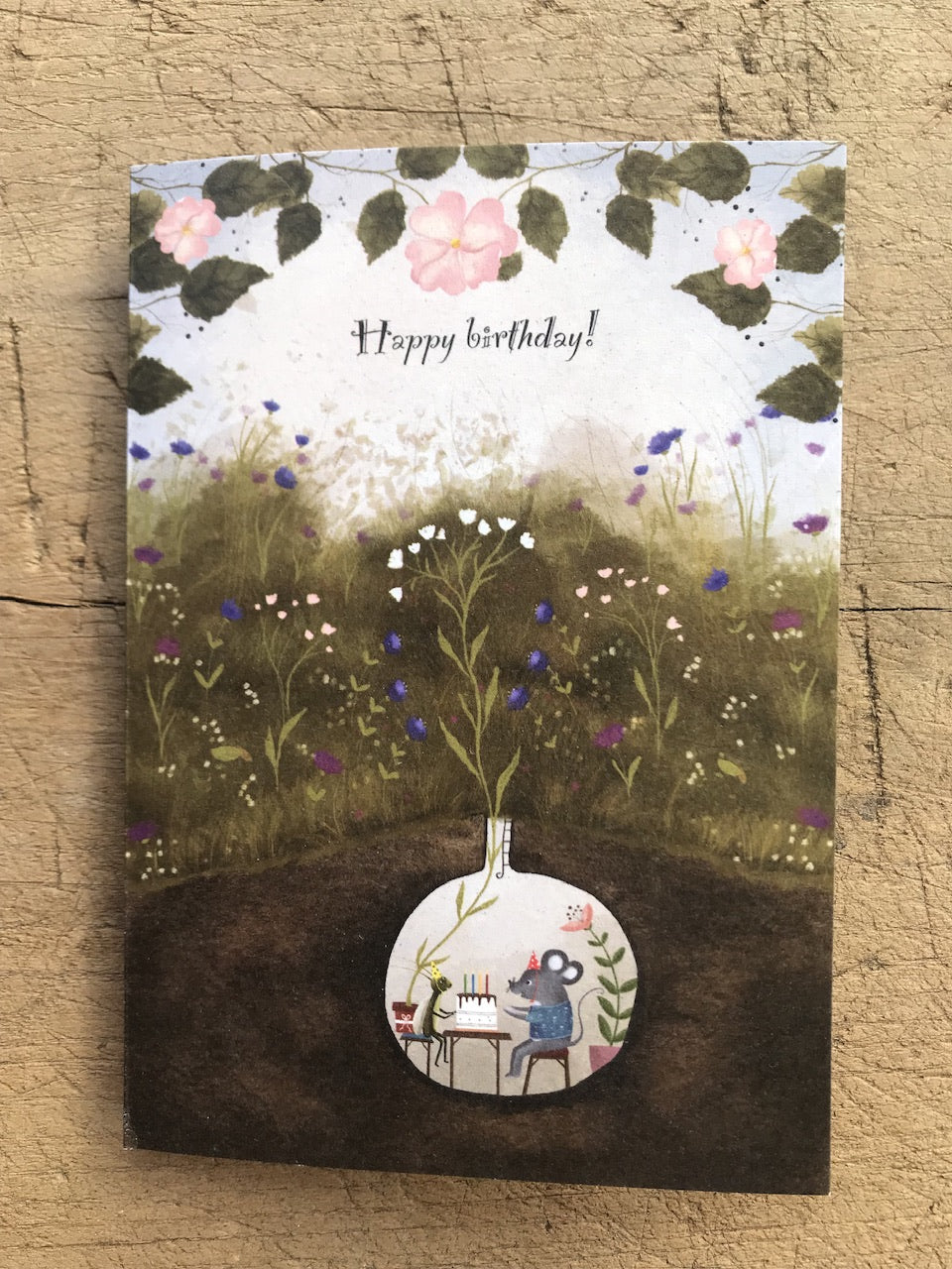 Happy birthday - eco friendly card