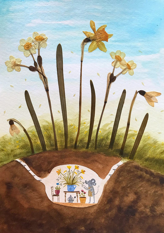 The florist -  fine art print