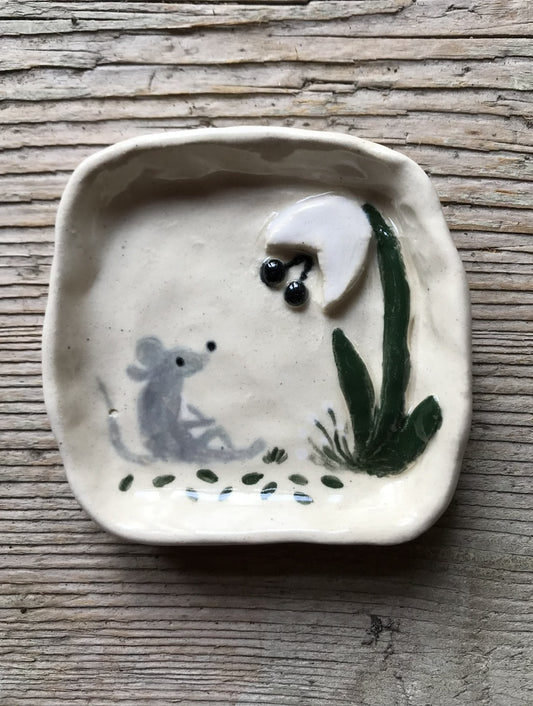 Snowdrop - Tiny tray/plate for tiny things
