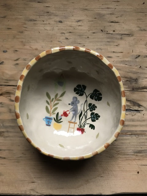 Watering my plants - little bowl