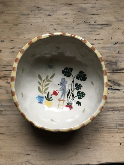 Watering my plants - little bowl