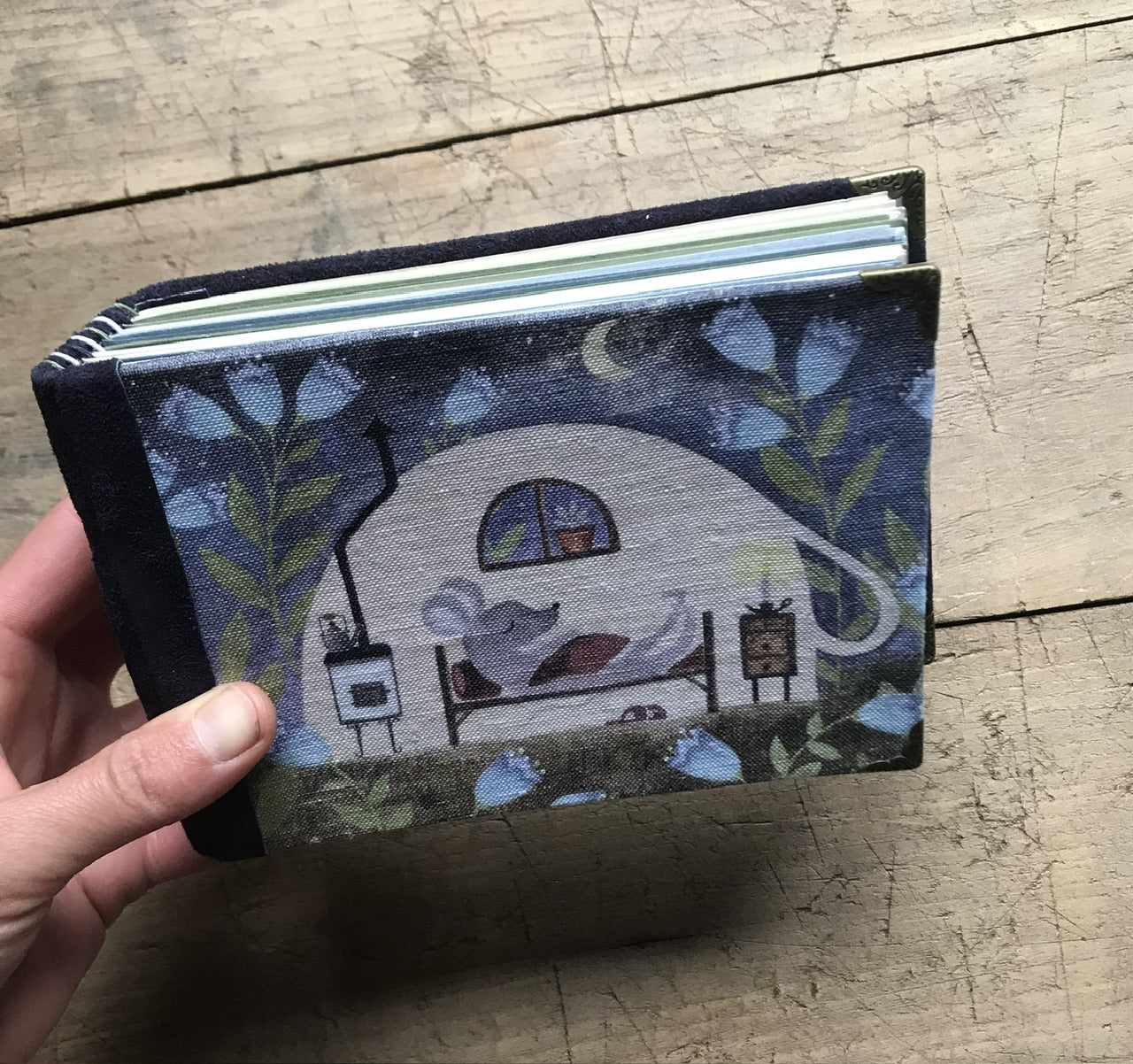 Sweet dreams - handmade journal / notebook
