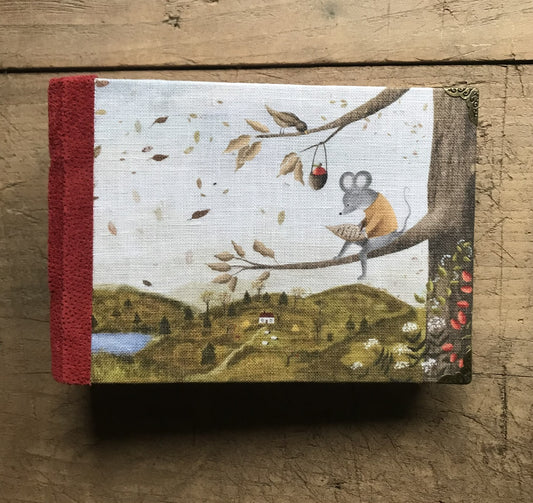 Autumn view- handmade journal / notebook