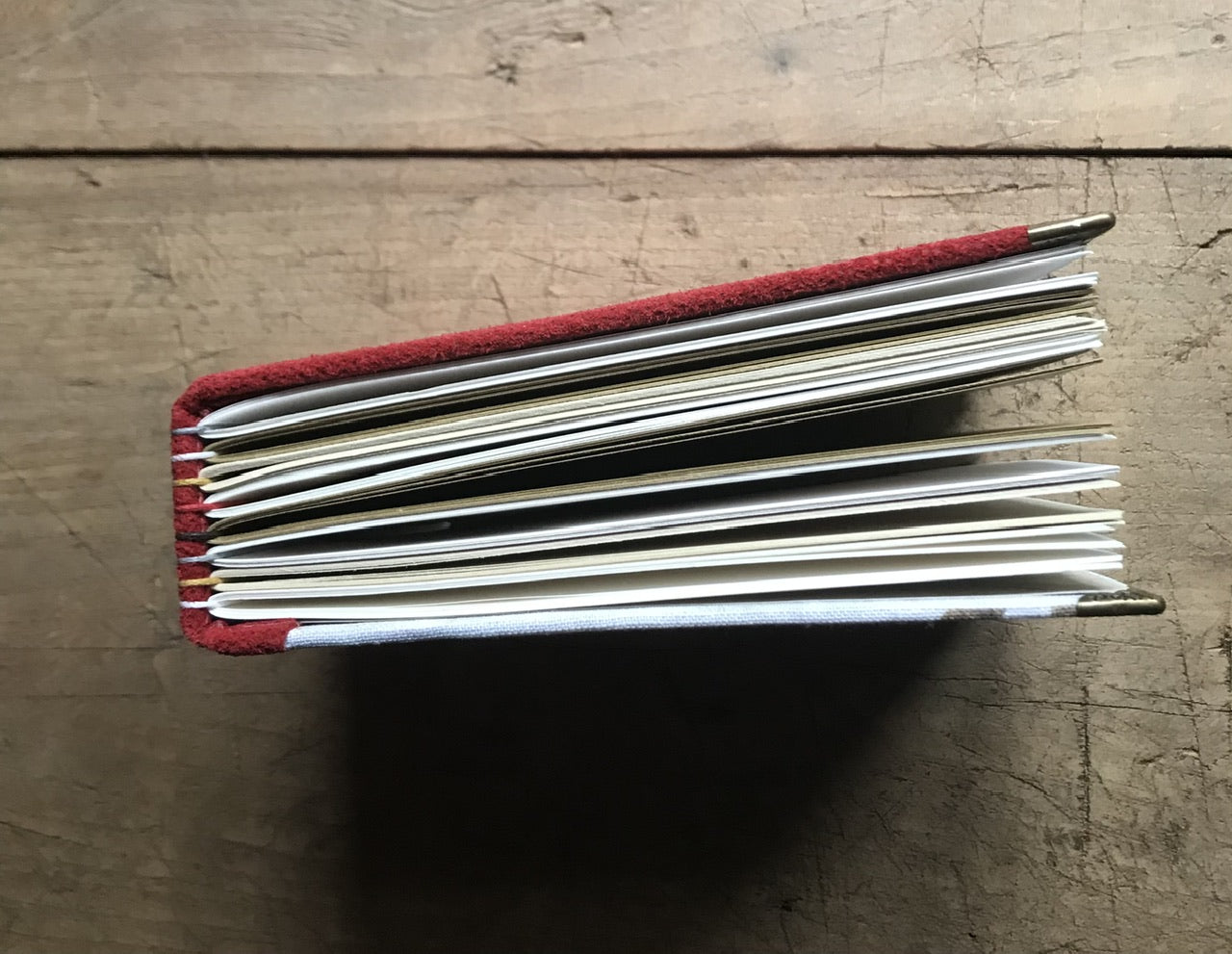 Autumn view- handmade journal / notebook