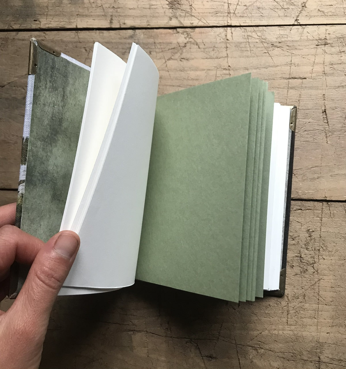 Windy days - handmade journal / notebook