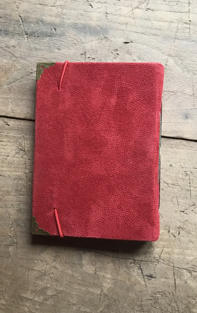 Cherry season - handmade journal / notebook