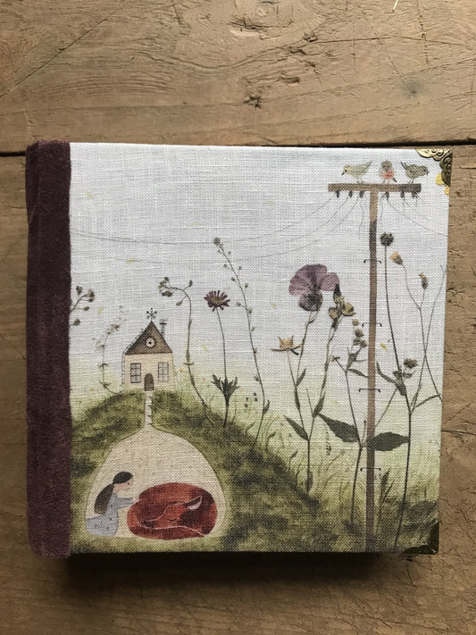 My cozy home  - handmade journal / notebook