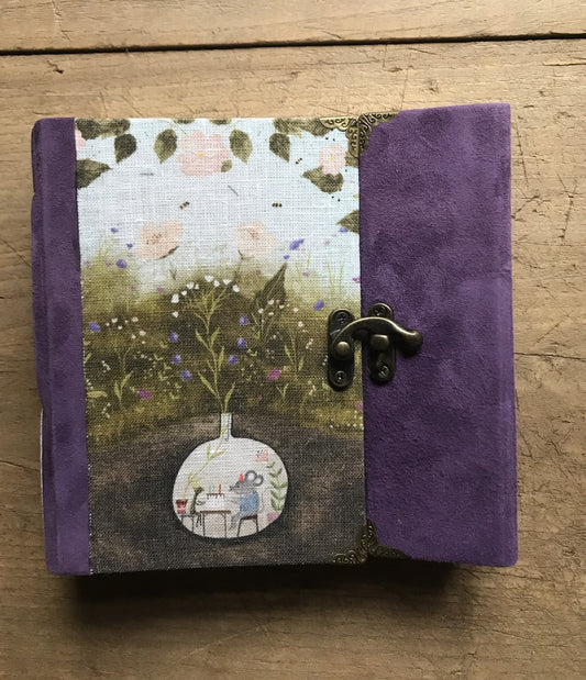 Birthday party - handmade journal / notebook