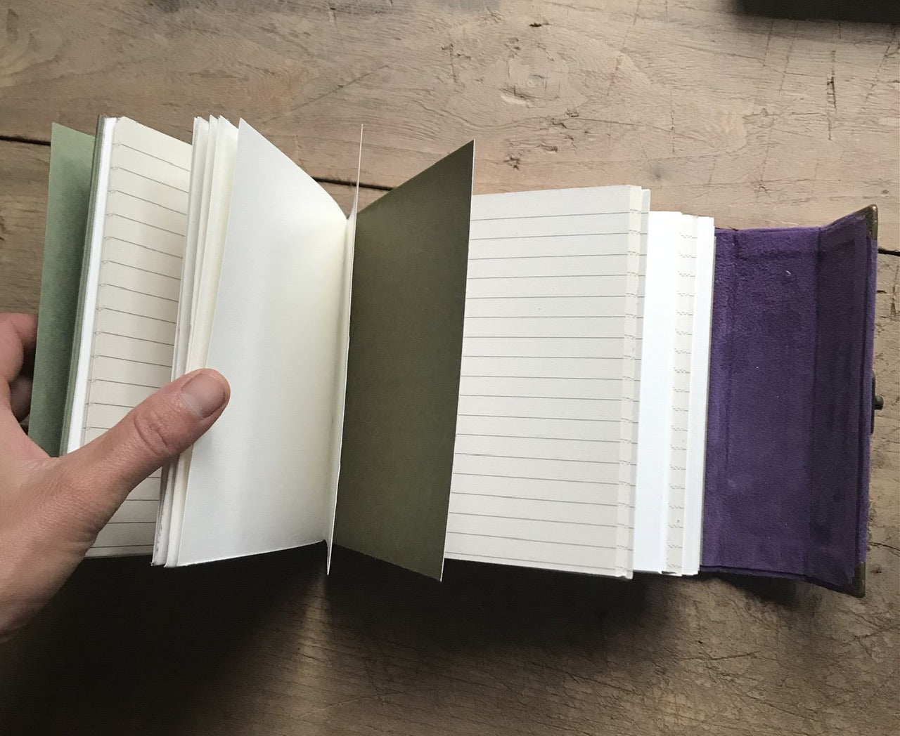 Birthday party - handmade journal / notebook