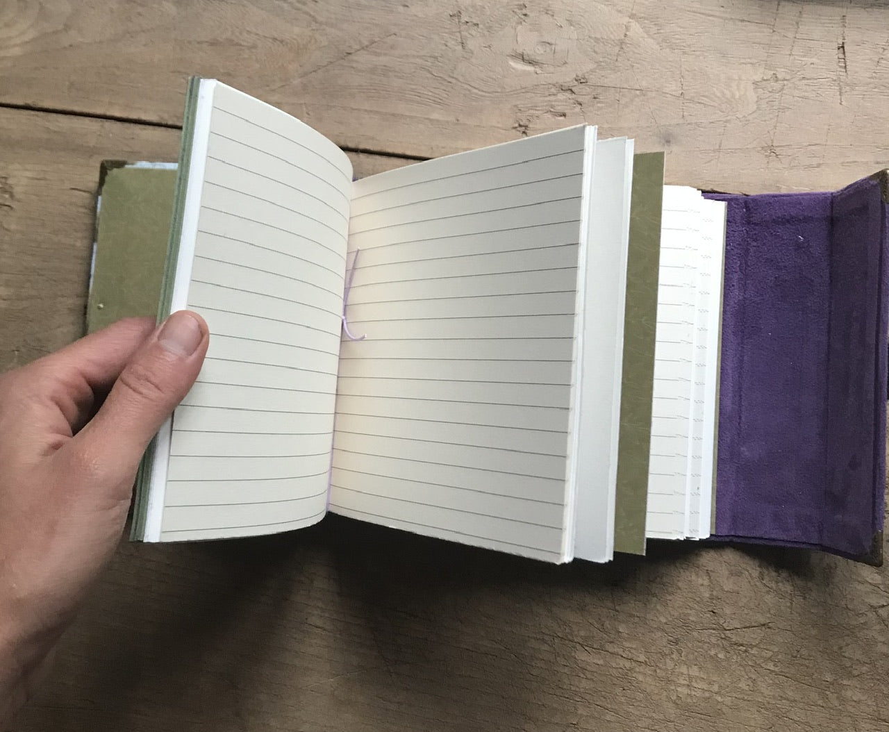 Birthday party - handmade journal / notebook