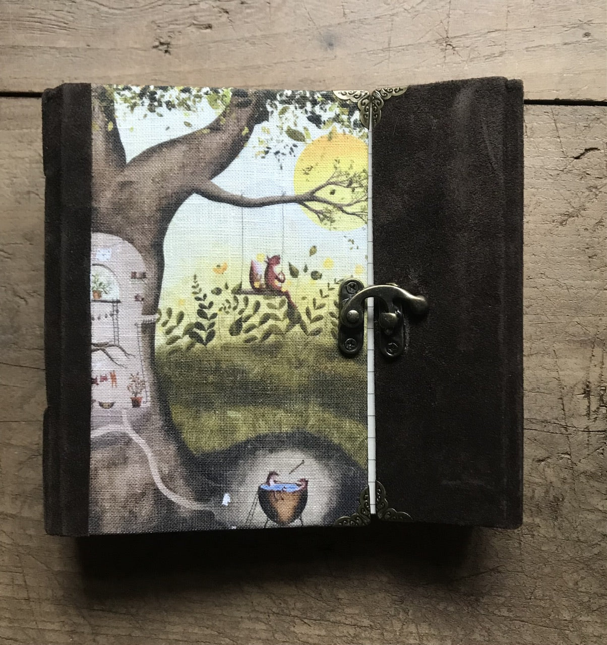 Summer day - handmade journal / notebook