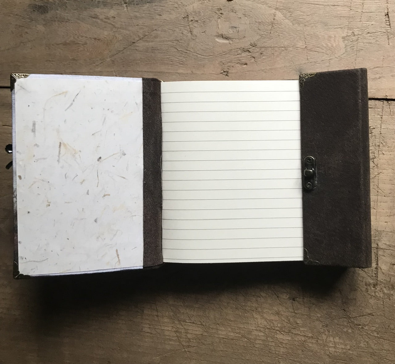 Kettle on, feet up  - handmade journal / notebook