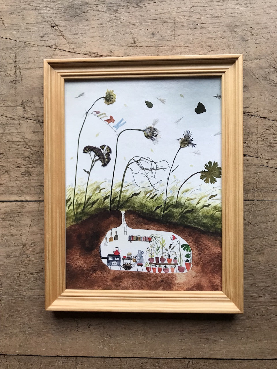 Windy days- framed fine art print