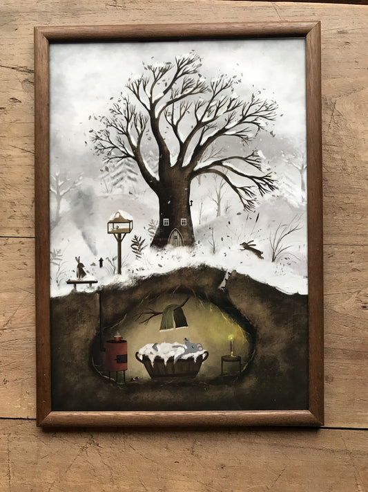 Cozy days   - framed fine art print