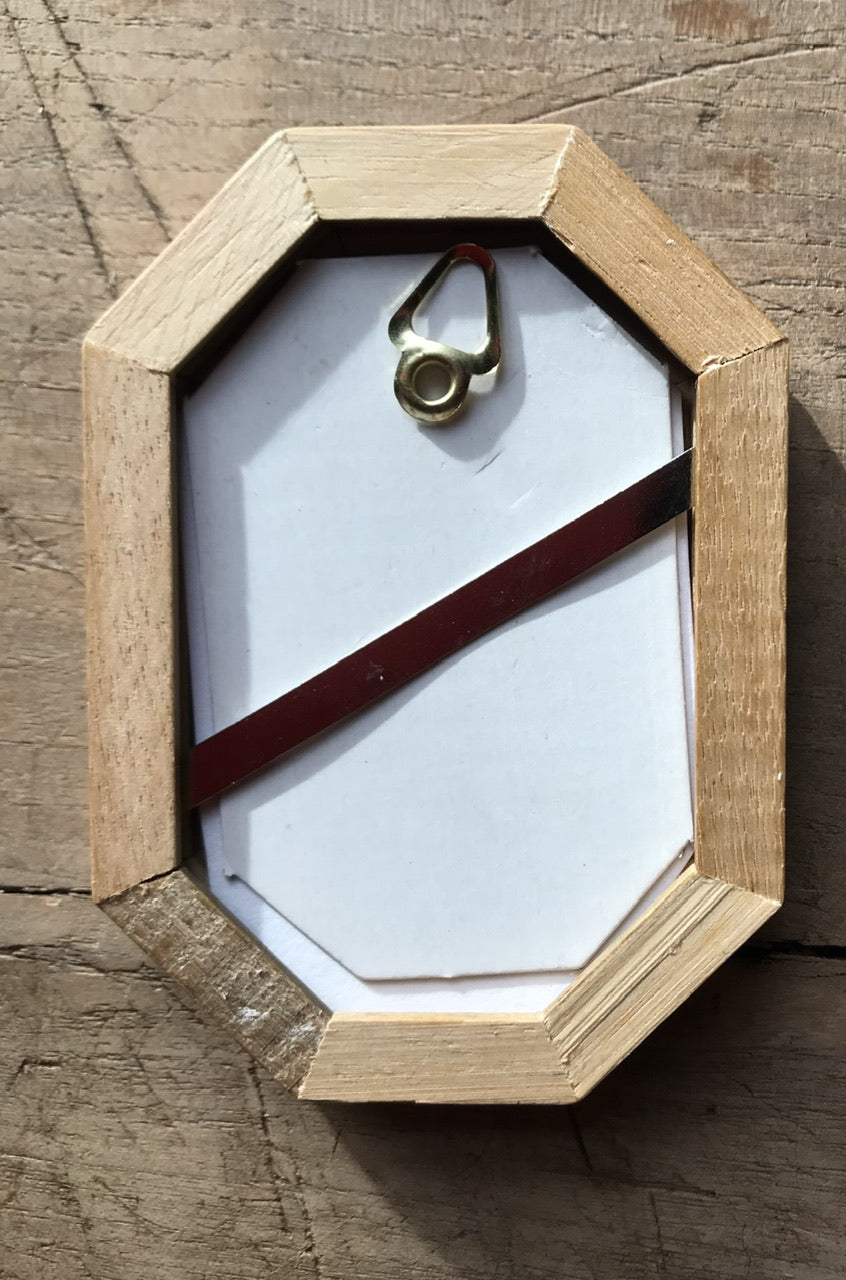 Mrs. Foxy - original painting in wooden frame