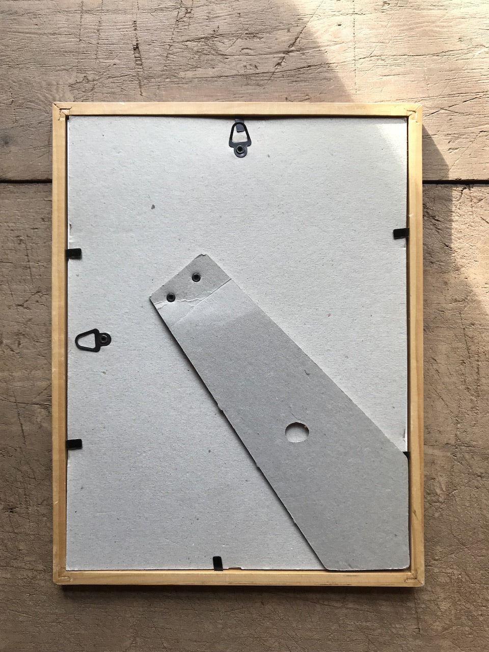 Houseplant lover   - original painting in wooden frame / paper collage