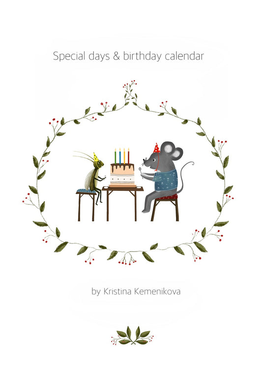 Special days & birthday calendar
