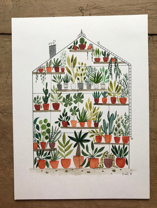 Save me - Greenhouse - original painting