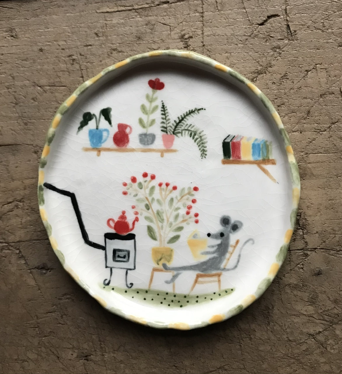 Chilling  - porcelain tray/plate for tiny things